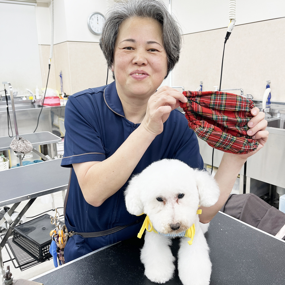 先生手作りヘアバンド！